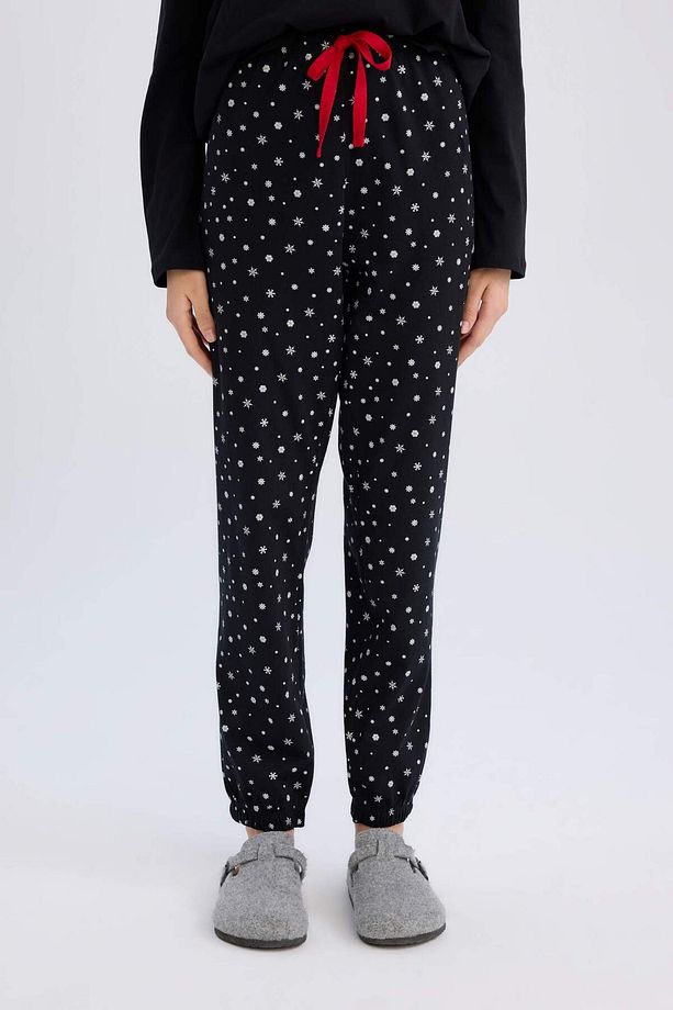 Fall In Love Garfield Yılbaşı Temalı Pijama Takımı Uzun Kollu Üst Esnek Belli Alt D2299ax24wn - 6