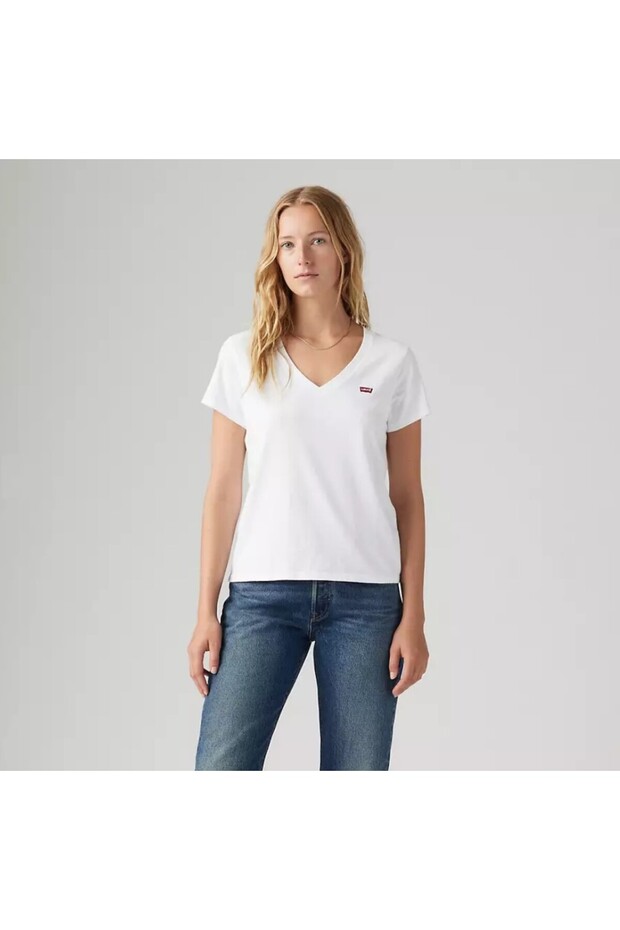 PERFECT V-NECK TEE - 2