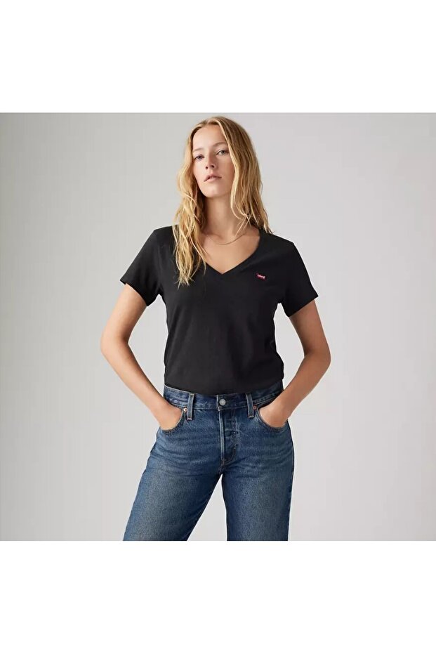 PERFECT V-NECK TEE - 4