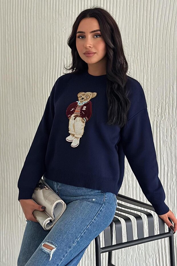 Teddy Bear Sweater V2 - Women's Knitwear Sweater Standard Size
