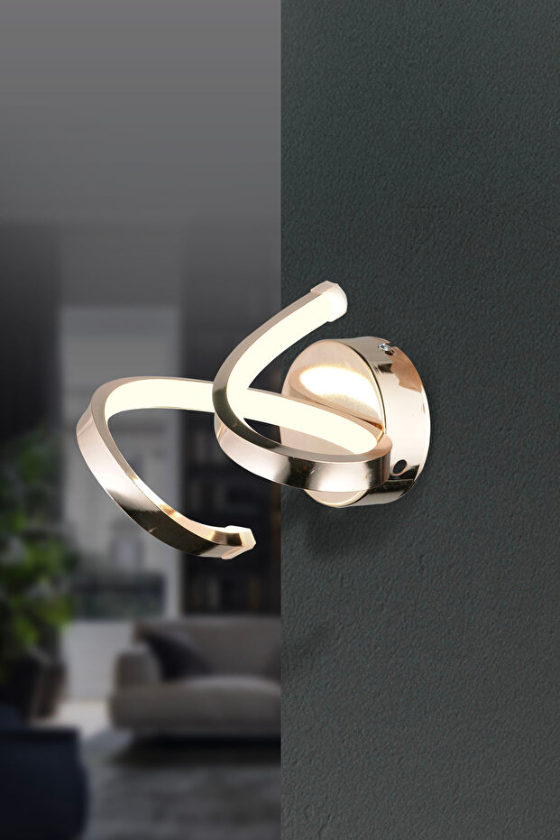Ap 09 Model Gold 3 Renkli Koridor Ve Mutfak Için Ideal Aplik Alüminyum Avize, 20x20 - 2