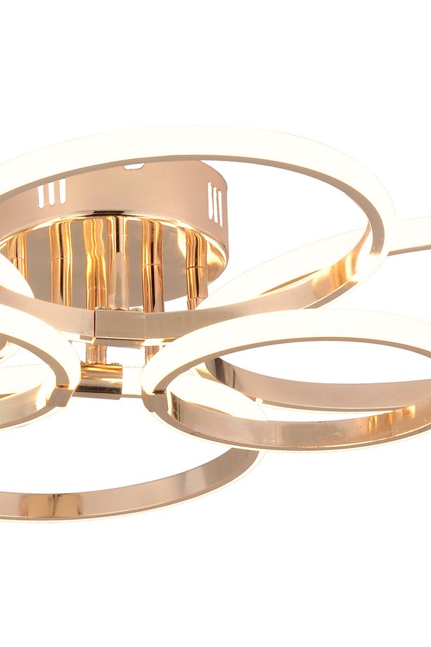 Pl 02 6 Model Gold 3 Renkli Salon Ve Oturma Odası Için Ideal Alüminyum Avize, 75x10 - 4