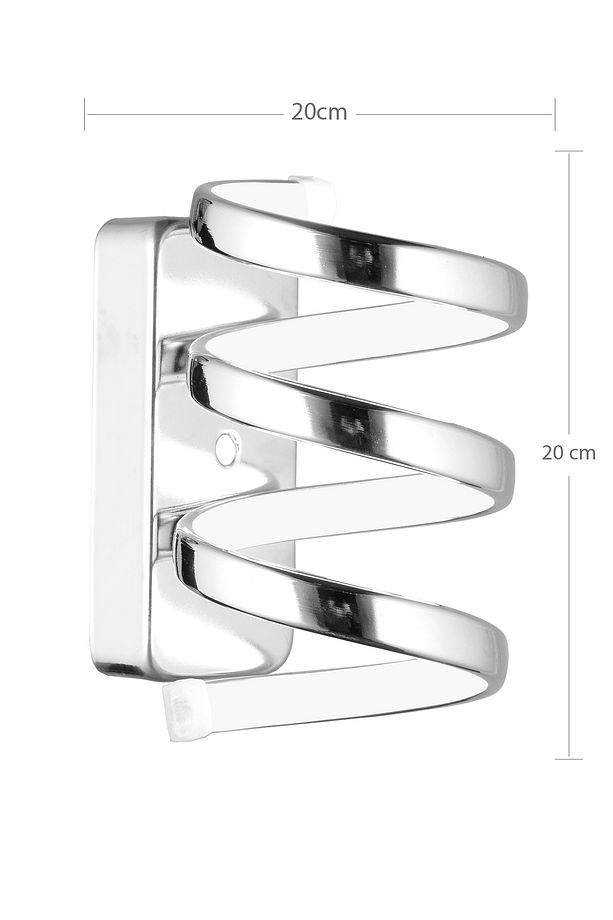 Ap 010 Model Krom 3 Renkli Koridor Ve Mutfak Için Ideal Aplik Alüminyum Avize, 20x20 - 6