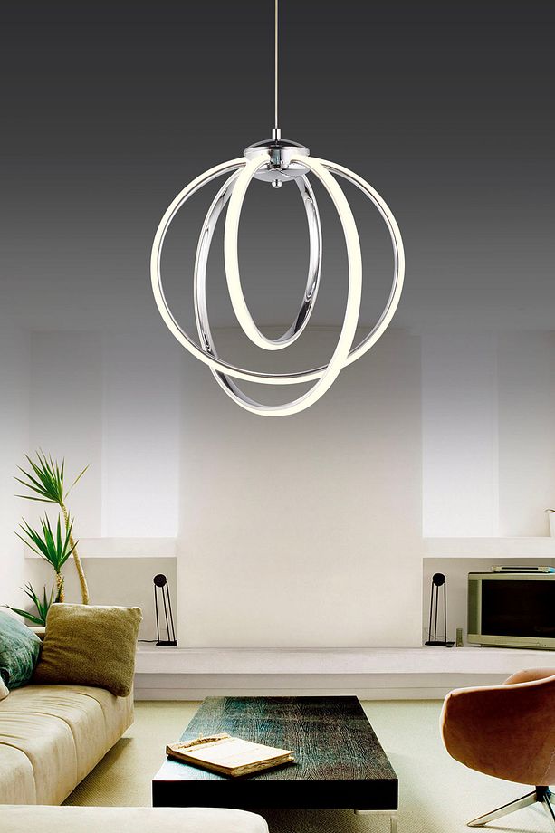 Ld 066 Model Krom 3 Renkli Koridor Ve Mutfak Için Ideal Alüminyum Avize, 40x70 - 5