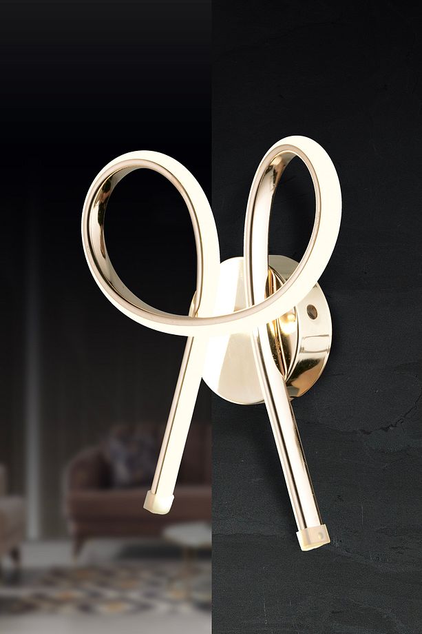 Ap 04 Model Gold 3 Renkli Koridor Ve Mutfak Için Ideal Aplik Alüminyum Avize, 30x30 - 1