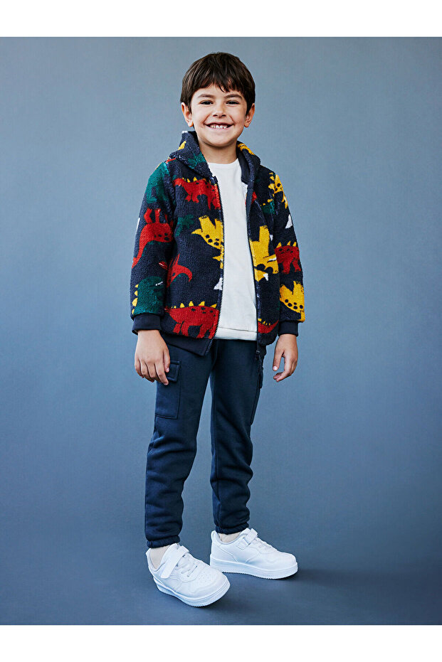 Lw - Thick Baby Boy Jogger Tracksuit Bottom with Elastic Waist