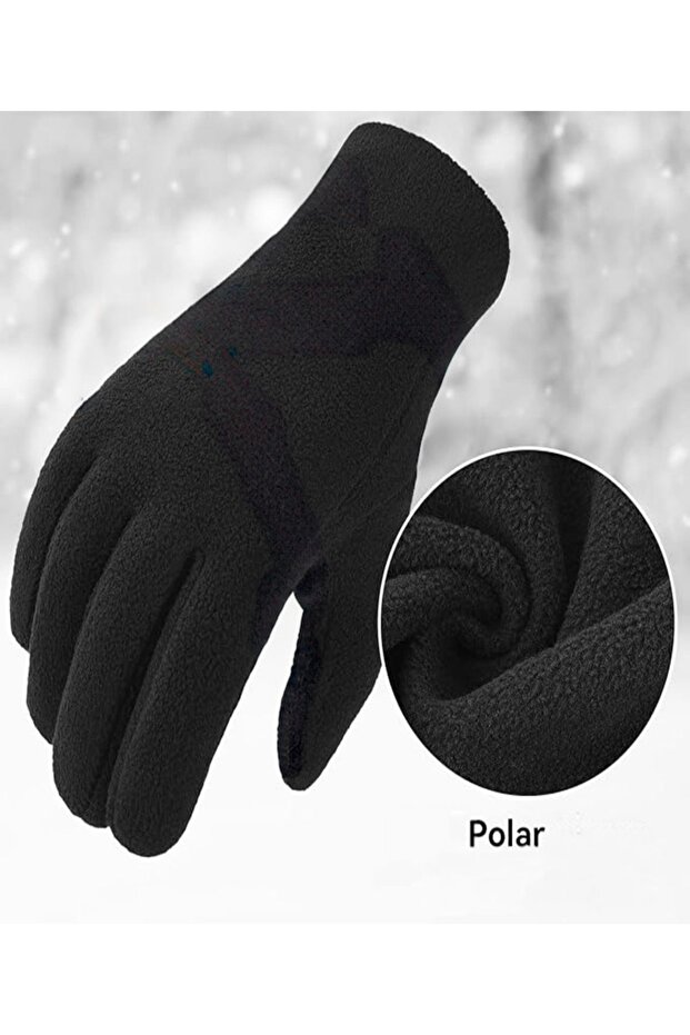 Erkek Kışlık Polar Eldiven - 1
