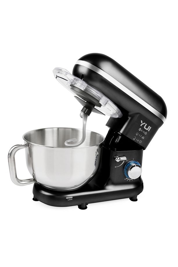 M108 Easy Chef Hamur Yoğurma Makinesi Stand Mikseri Siyah - 4