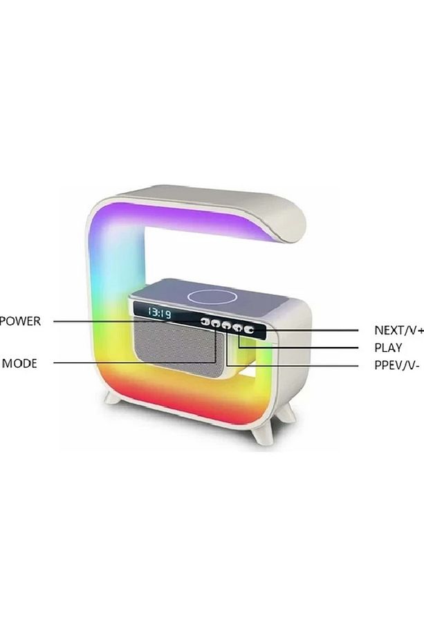 Xm-g3 Smart Light Sound Machine Kablosuz Şarj Hoparlör Çok Modlu Işık Kutusu - 3