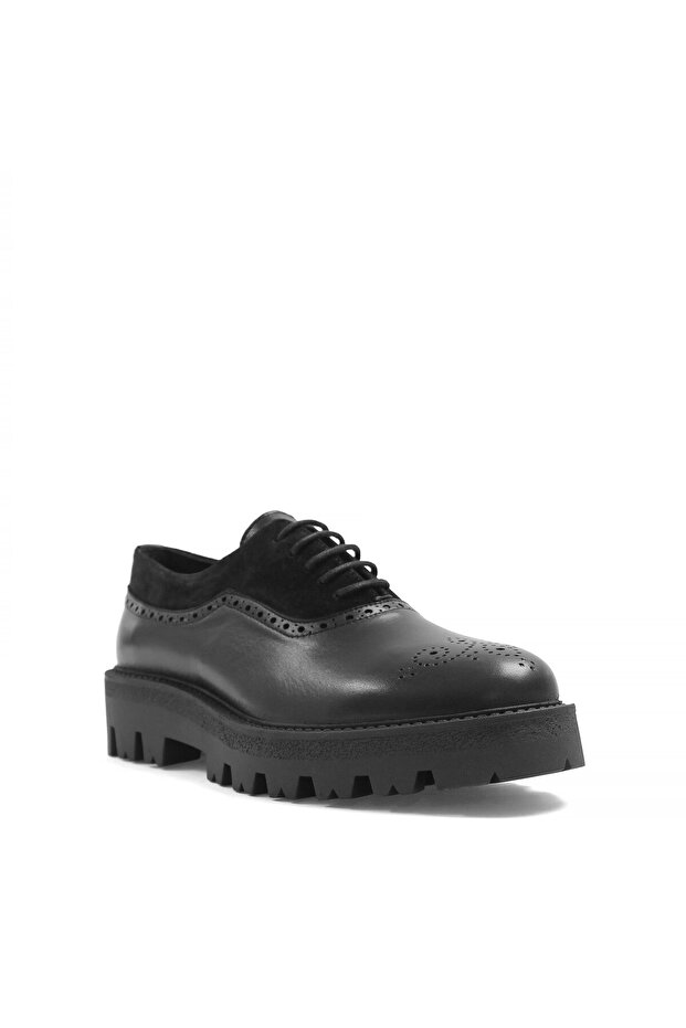 Siyah Deri Erkek Ayakkabı 064 1041-1 - 3