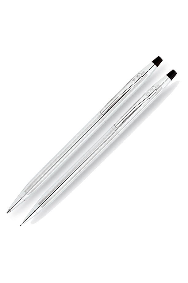 Classic Century Tükenmez Kalem + Versatil Kalem 0.7mm Set Parlak Krom 3501 - 1