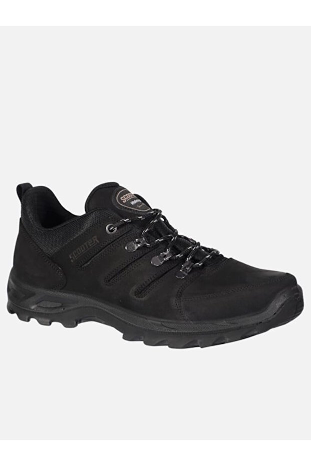 G5557Ns001 Black Nubuck Leather Waterproof Shoes