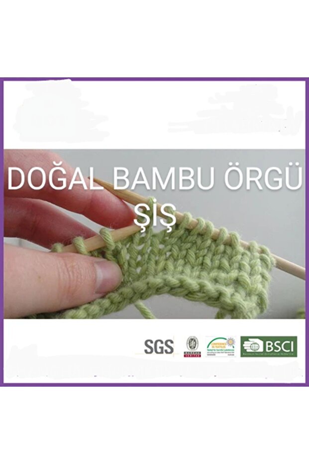 Evren Bambu Örgü Şiş 8 Numara - 6