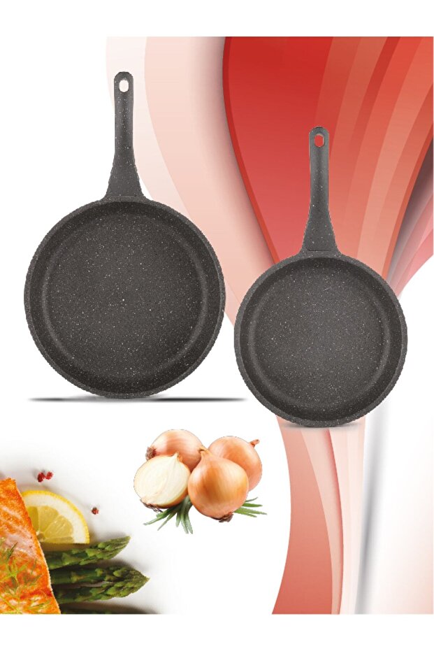 | Tava Seti | Midas Serisi | 2 Parça | Gri | 20cm-26cm - 3