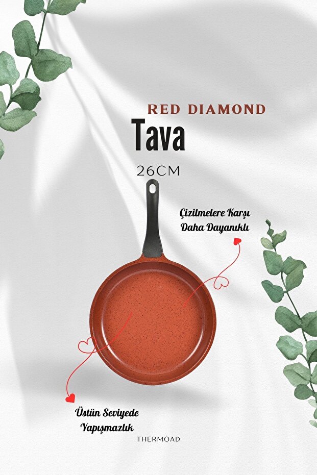 | Tencere Seti | Graneu Serisi | 7 Parça | Red Diamond - 5