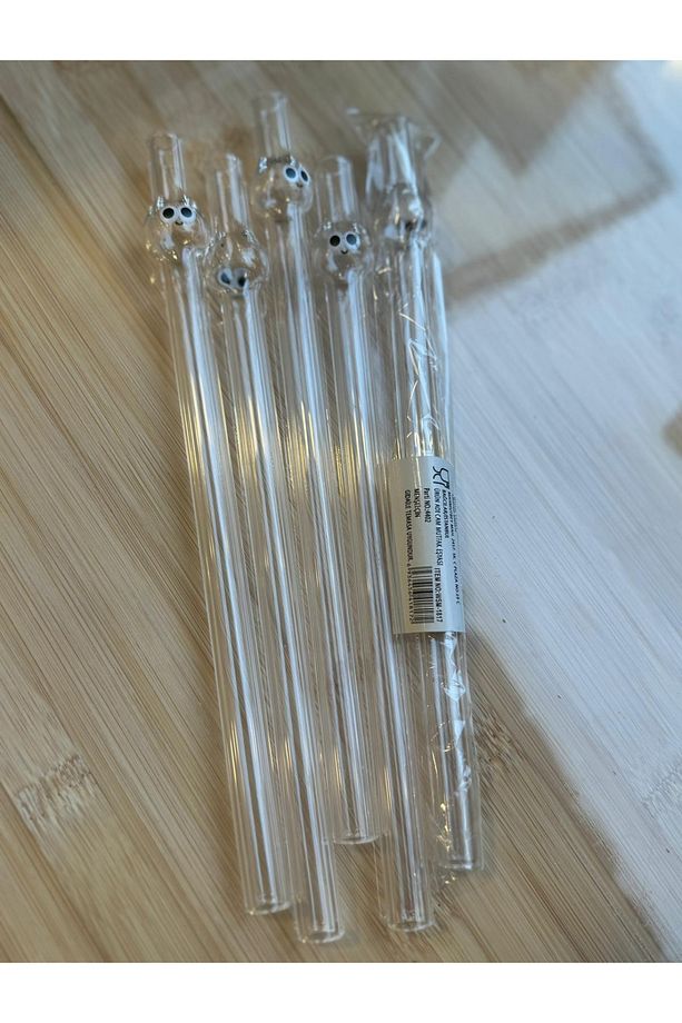 2 Adet Sevimli Borasilikat Cam Pipet - 3