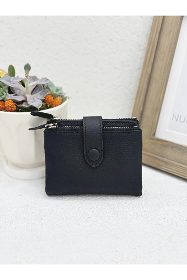 %100 Hakiki Deri Cüzdan - 1