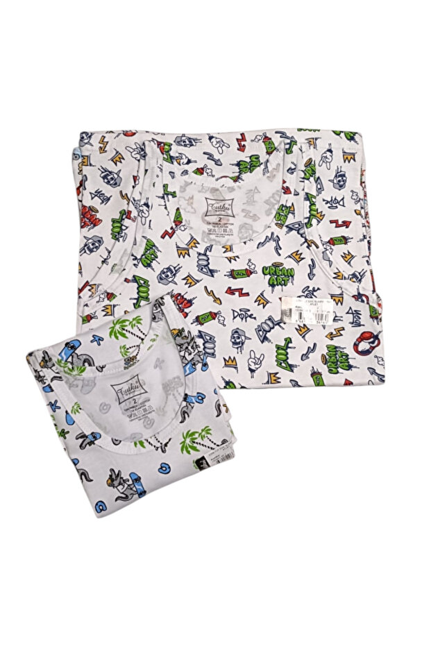Boy's Patterned Undershirt - 5 Province - 2
