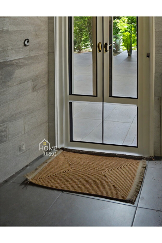Jute Square Doormat, Fringed Doormat, Bathroom Mat, Doorstep Mat, Gift Home Item