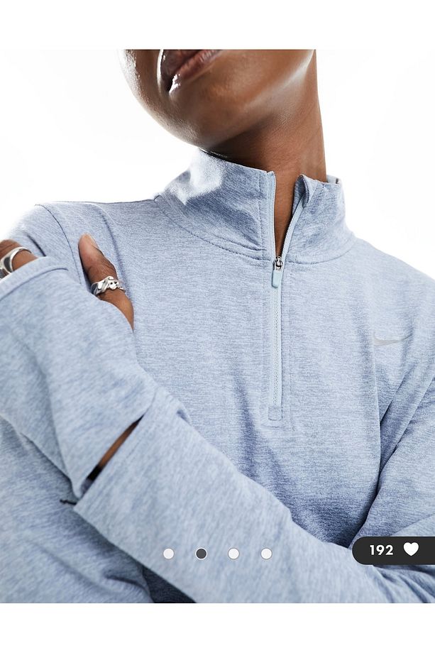 Swift Element Dri-FIT Hz Top Mavi Kadın Koşu Üst - 2