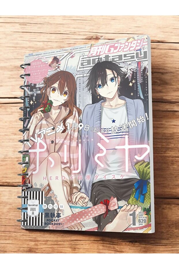 Horimiya Anime مقاس A5 دفتر ملاحظات حلزوني 50 ورقة