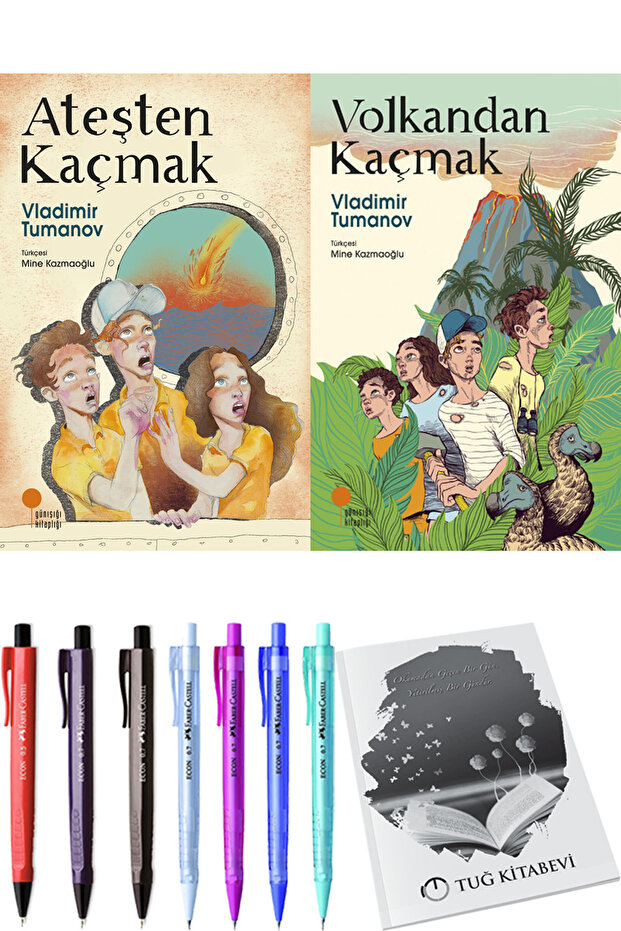 Volkandan Kaçmak ve Ateşten Kaçmak 2li Set + Hediyeli - 1