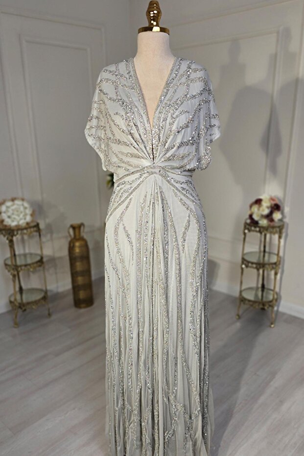 Gri İthal Abiye 1010 - 4