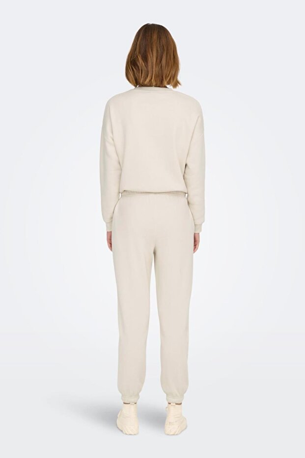 ONLSWEAT LIFE PANTS SWT KREM - 3