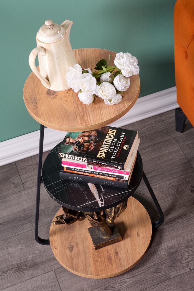 Sehpa Üç Katlı Modern - 3