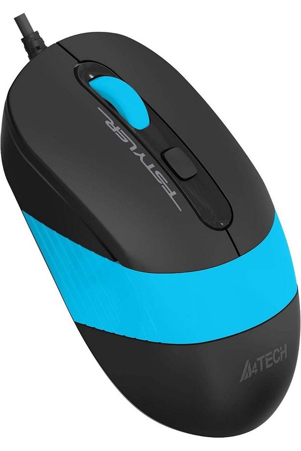 A4-Tech FM10 USB Siyah & Mavi Optik 1600 DPI Kablolu Mouse - 2