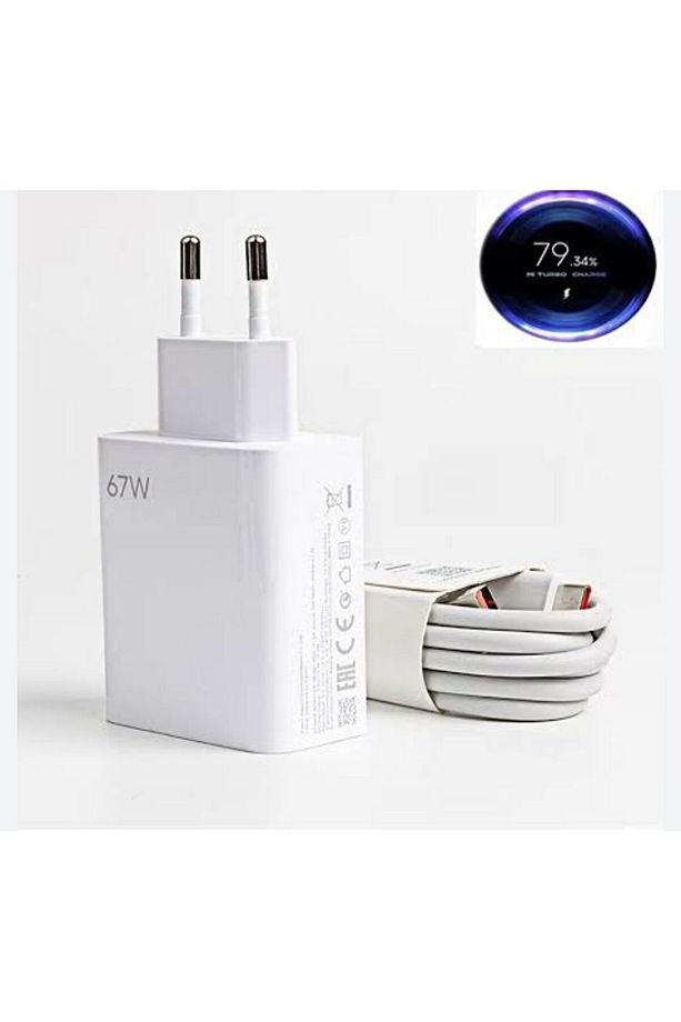 67 Watt Typ-c Hızlı Sayaçlı Şarj Aleti Turbo Göstergeli Tüm Mi Redmi Modellerle Uyumludur - 3