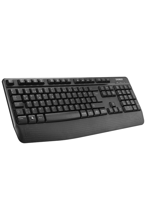 Km-3335 Siyah Ikisi Bir Arada 2 In 1 Kablosuz Q Multimedia Klavye Mouse Set - 2