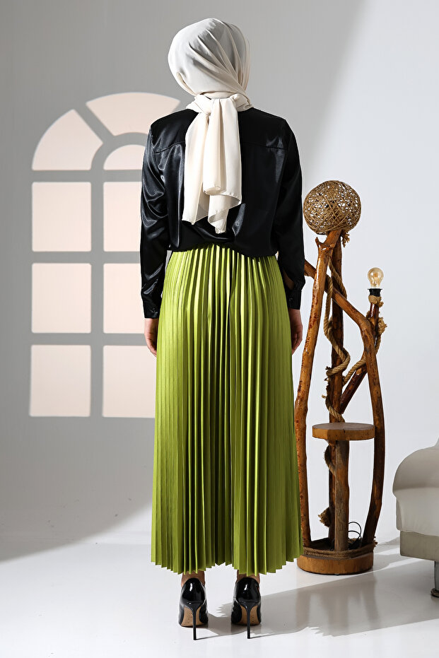 Piliseli Etek [YEŞİL] - 2