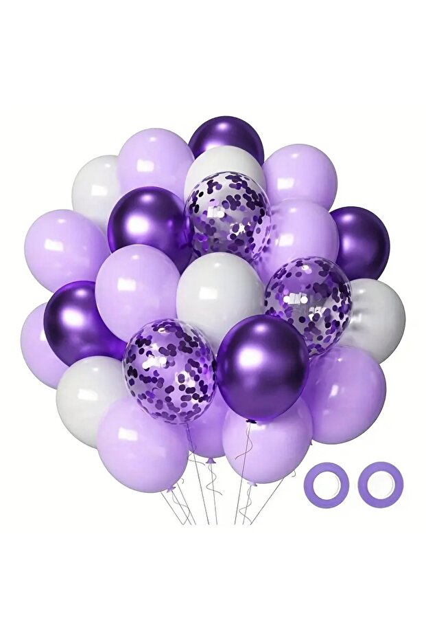 Purple Balloon Bouquet 30 Pieces