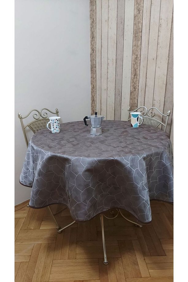 Birinci Sınıf ,fonluk Kumaş,dertsiz,yuvarlak ,fiskos,yemek Masası Örtüsü - 5