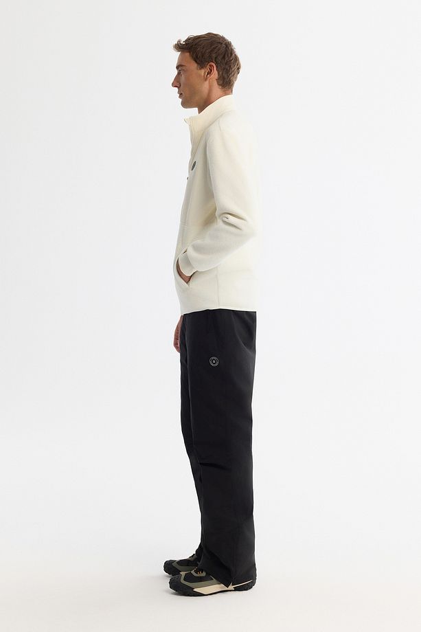 Erkek Ekru Soğuğa Dayanıklı Dik Yaka Fermuarlı Polar Sweatshirt A42y1311 - 3