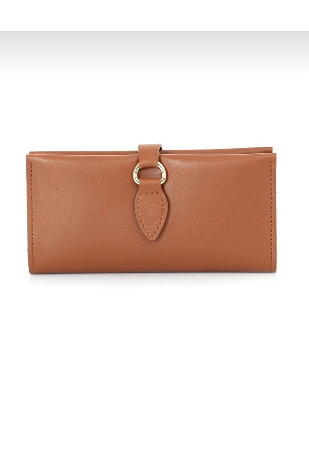 Soft Faux Leather Zipper Compartment Trend Women's Wallet