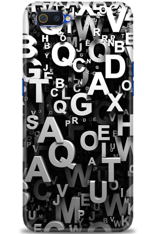 Realme C2 Case Hd Printed Case - Letters