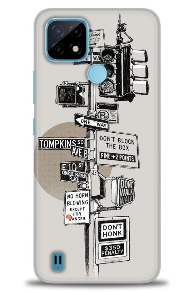 Realme C21 Case Hd Printed Case - Signs
