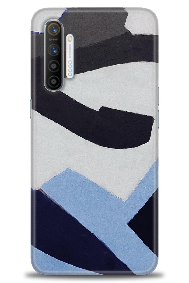 Realme Xt Case Hd Printed Case - Gray Blue
