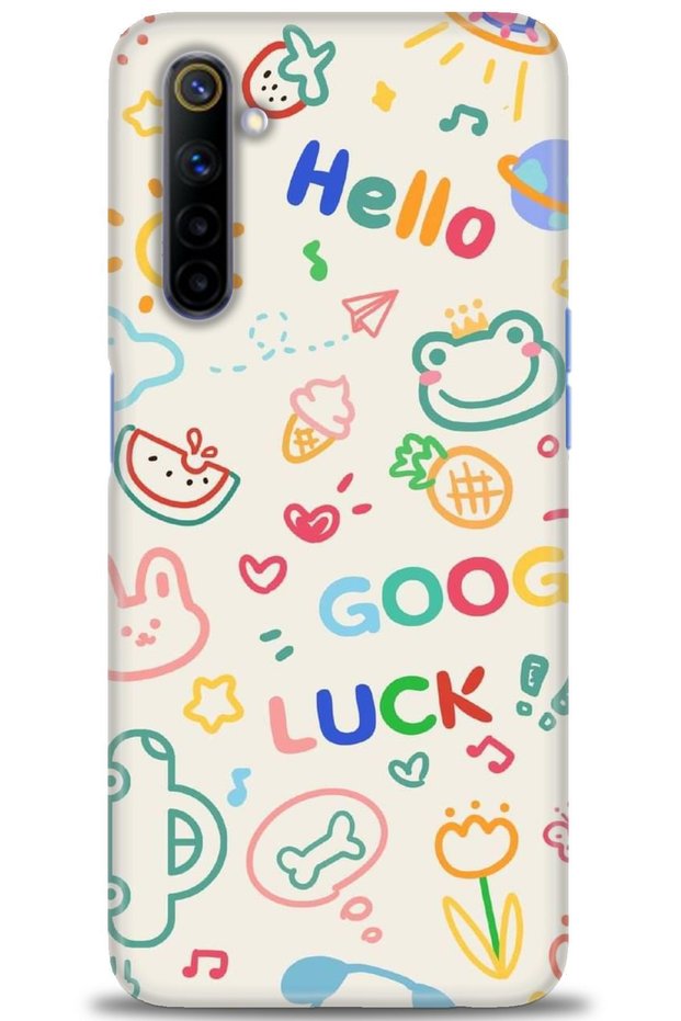 Realme 6 Case Hd Printed Case - Goog Luck