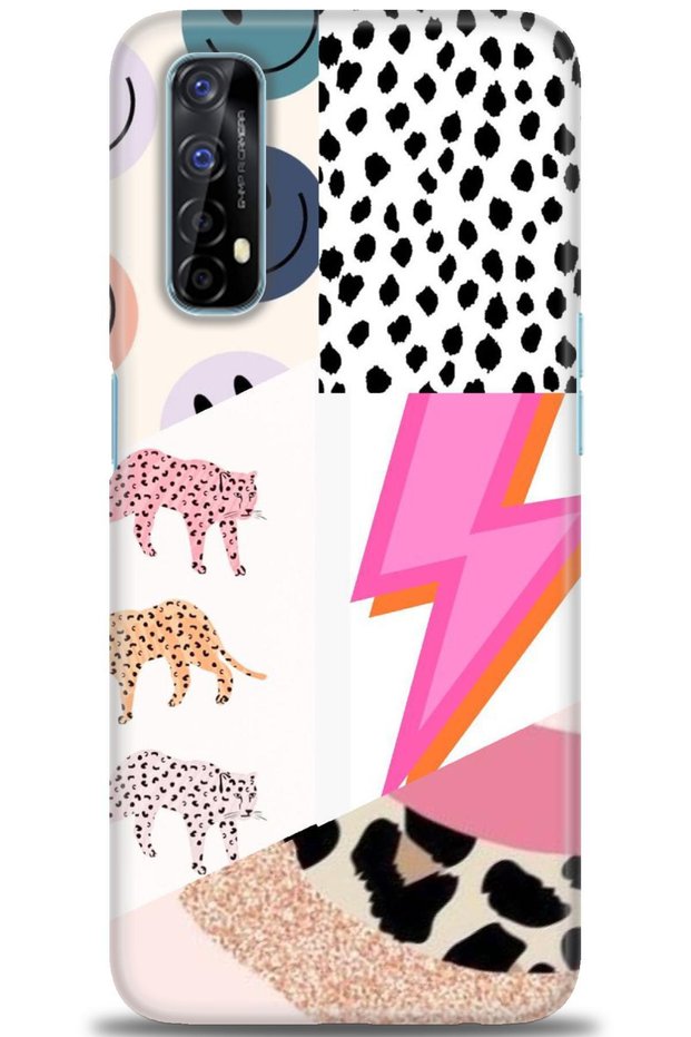 Realme 7 Case Hd Printed Case - Tiger Spot Lightning