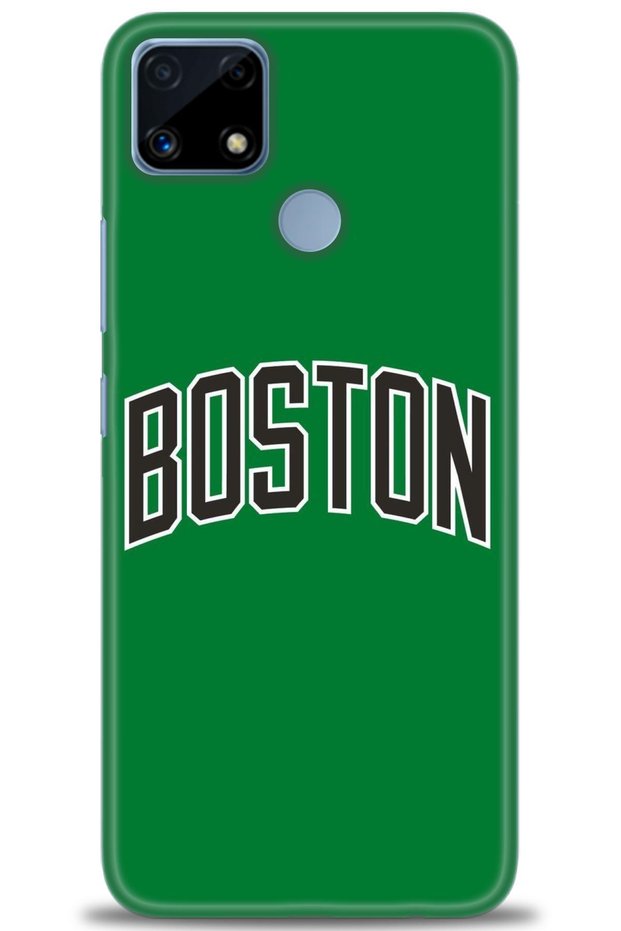 Realme C25 Case Hd Printed Case - Boston Green