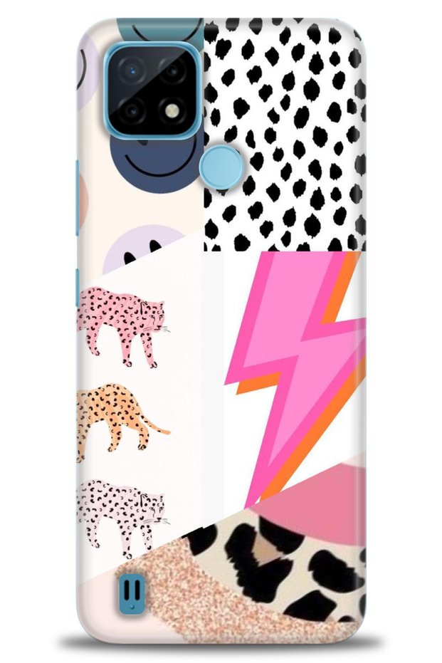 Infinix Hot 10t Case Hd Printed Case - Tiger Spot Lightning