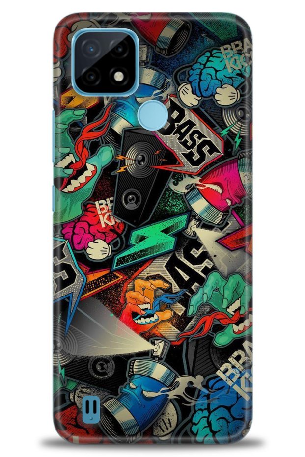Realme C21 Case Hd Printed Case - Bass