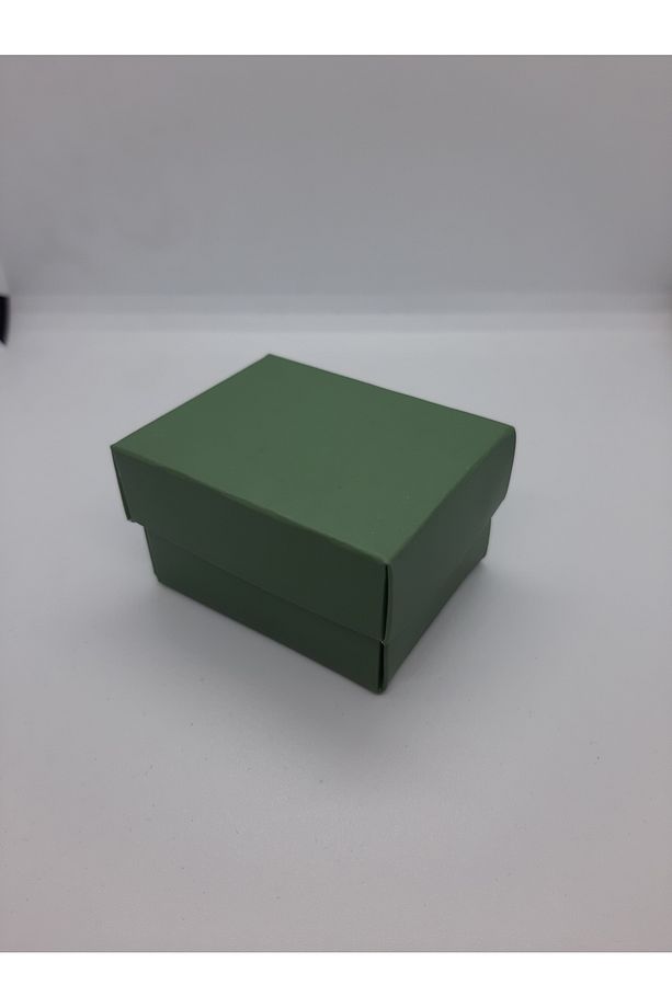 Karton İçi Süngerli Ekonomik ''YEŞİL'' (15 ADET ) Takı Saklama Kutusu (5,5 cm x 3 cm x 4cm) - 7
