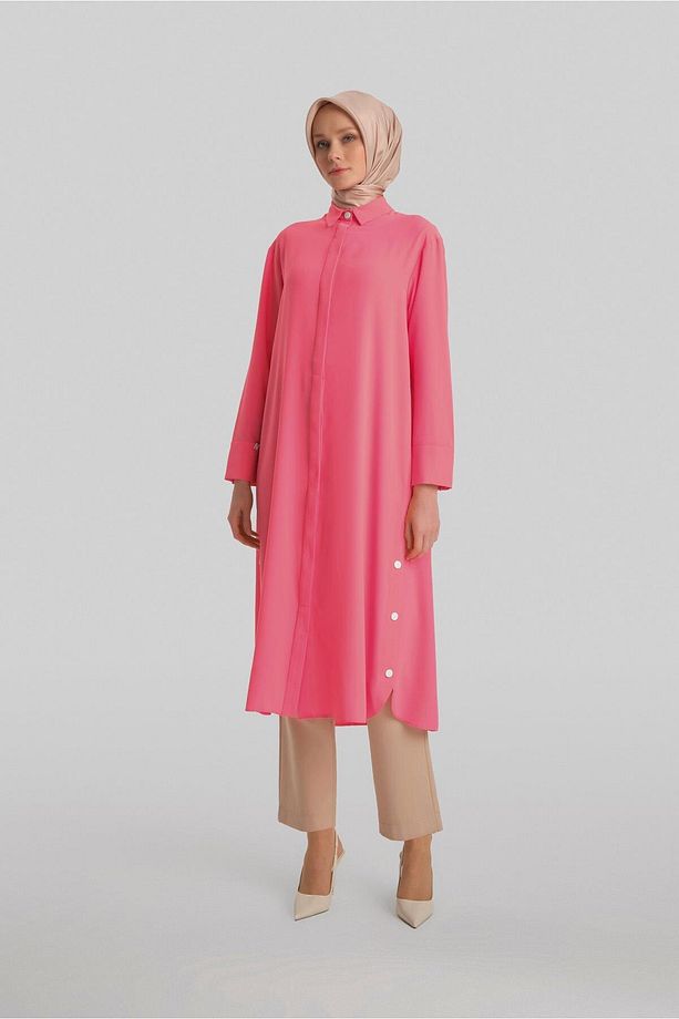 Tunik Ort4406 Koyu Pembe - 4