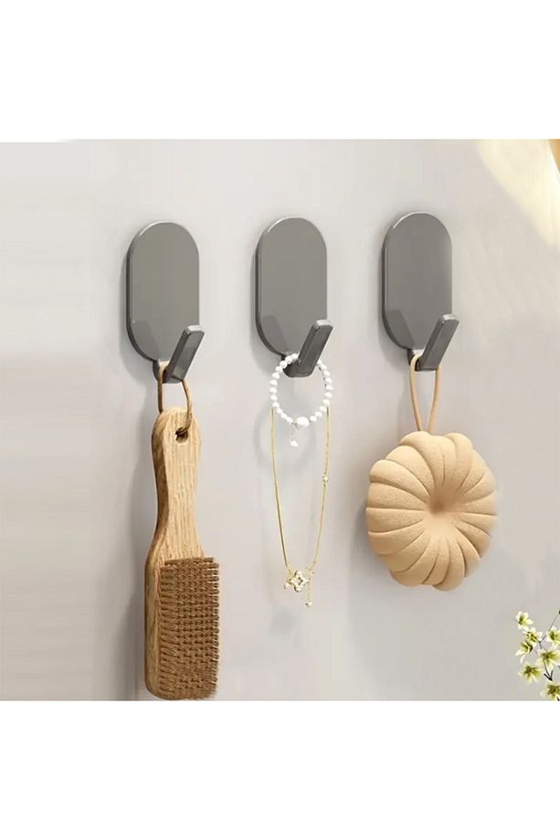 Güçlü Kendinden Yapışkanlı Duvar Kancaları / Askıları  (3’lü Set) - 3