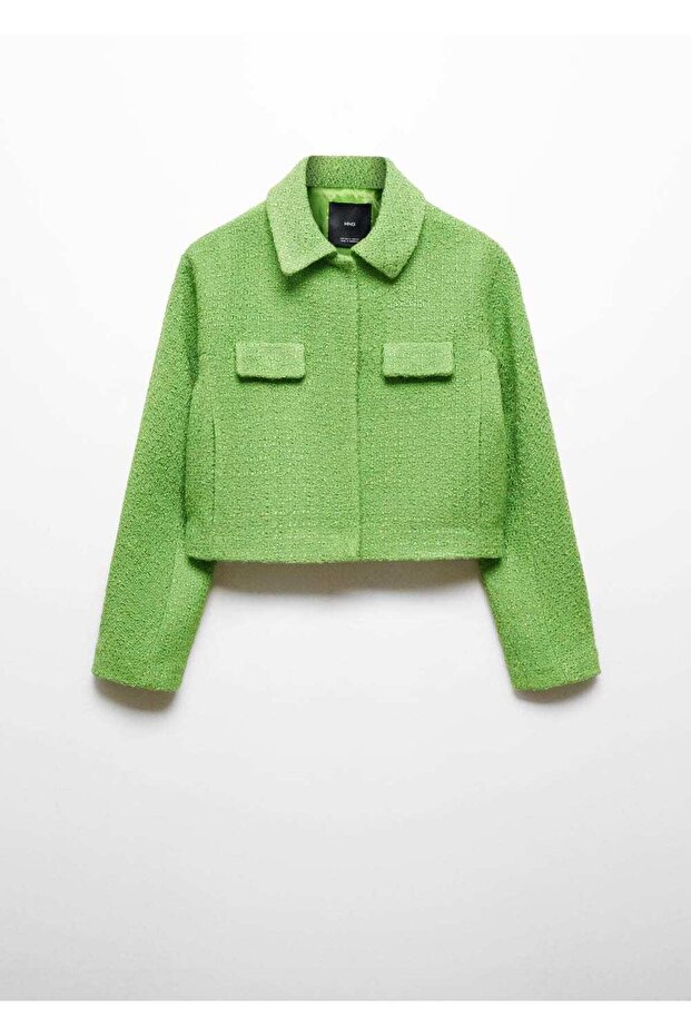 Cepli kısa tüvit ceket - 3