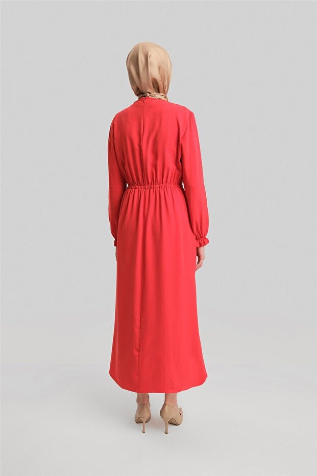 Anvelop Elbise Ort9230 Kırmızı - 6